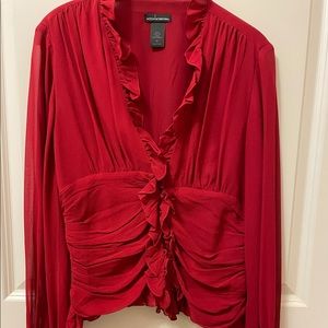 Beautiful 100% Silk Blouse